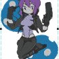 Anime Embroidery Ghost In The Shell Major Chibi