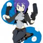Anime Embroidery Ghost In The Shell Major Chibi