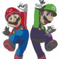 Videogame Embroidery Mario and Luigi