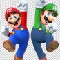 Videogame Embroidery Mario and Luigi