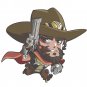 Videogame Embroidery Overwatch McCree Chibi