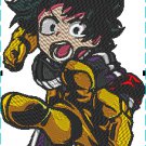Anime Embroidery My Hero Academia Izuku pattern