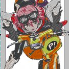Anime Embroidery Pattern FLCL Haruko