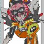 Anime Embroidery Pattern FLCL Haruko