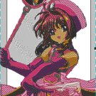Cardcaptor Sakura Pink Embroidery