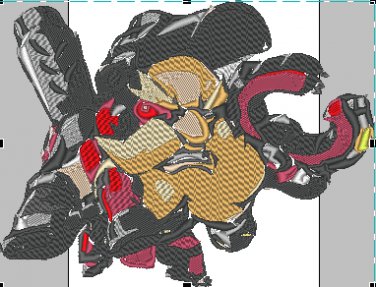 Overwatch Torbjorn Chibi Embroider Pattern