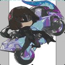 Anime Persona Makoto Chibi Embroidery