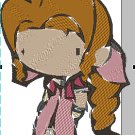Embroider Final Fantasy Aerith Simple Chibi