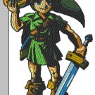 Embroidery Zelda Link Holds Goron Mask