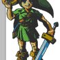 Embroidery Zelda Link Holds Goron Mask
