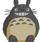 Anime Embroidery Pattern Totoro Sits