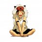 Anime Embroidery Pattern Princess Mononoke Sits