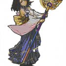 Anime Embroidery Pattern Final Fantasy Yuna Pose