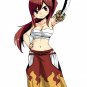 Anime Embroidery Pattern Erza Clear Heart Chibi