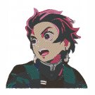 Anime Embroidery Pattern Demon Slayer Tanjiro Kamado