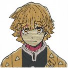 Anime Embroidery Pattern Demon Slayer Zenitsu Agatsuma