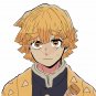 Anime Embroidery Pattern Demon Slayer Zenitsu Agatsuma