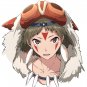 Anime Embroidery Pattern Mononoke San Closeup
