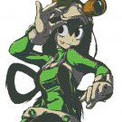 Anime Embroidery Pattern My Hero Academia Tsuyu Asui