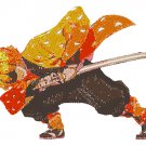 Anime Embroidery Pattern Demon Slayer Zenitsu Stance