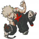 Anime Embroidery Pattern My Hero Academia Katsuki Jump