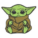 Anime Embroidery Pattern Baby Yoda Sits