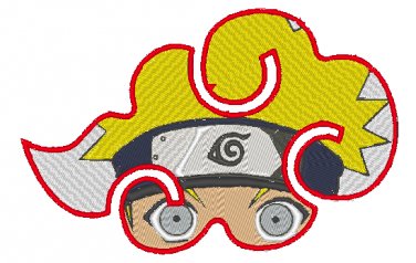 Anime Embroidery Pattern Naruto Cloud Eyes