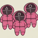 Embroidery Pattern Squidgame Soldier Chibi