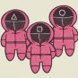 Embroidery Pattern Squidgame Soldier Chibi