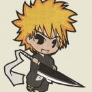 Anime Embroidery Bleach Ichigo Chibi