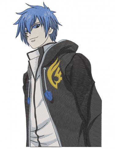 Anime Embroidery Pattern Fairy Tail Jellal
