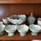 Vintage Northwood Intaglio Custard Glass Dish Set