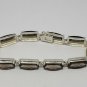 Sterling Silver Smoky Quartz Emerald Cut Bracelet