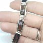 Sterling Silver Smoky Quartz Emerald Cut Bracelet