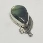 Multi Flash Pear Cut Labradorite Handmade Sterling Silver Pendant