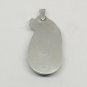 Multi Flash Pear Cut Labradorite Handmade Sterling Silver Pendant