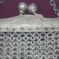Antique Victorian Framed German Silver Chainmaille Mesh Purse