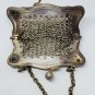 Antique Victorian Framed German Silver Chainmaille Mesh Purse