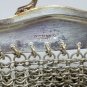 Antique Victorian Framed German Silver Chainmaille Mesh Purse