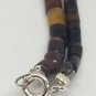 Vintage Zuni 24" Native American Sterling MOP Bird Fetish Heishi Shell Necklace