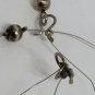 Sterling Silver Ball Bead Wire Necklaces and Bracelet Set