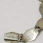 Vintage Siam Indian Goddess Sterling Silver Link Bracelet 6.5"