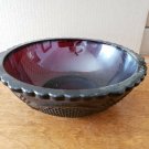 Vintage 1876 Avon Cape Cod Collection Ruby Red Vegetable Bowl