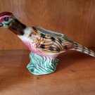 Vintage Colorful Ceramic Pheasant Planter 18" Long