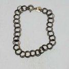 LEX 925 Sterling Silver Double Link Chain Bracelet