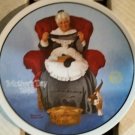 Vintage Edwin McKnowles Norman Rockwell Mothers Day 1985 Mending Time Plate COA