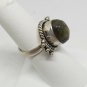 Sterling Silver Handmade Labradorite Ring Size 5.5