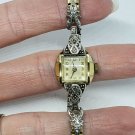 Vintage 10k Rolled Gold Plate Diamond Accent Swiss Movement Watch