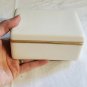 Vintage 1930's Lenox Ivory China Porcelain Jewelry Box With Gold Trim