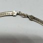 Sterling Silver Herringbone Chain Bracelet 7"